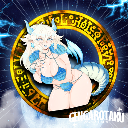 Waifu Blue Eye White Dragon