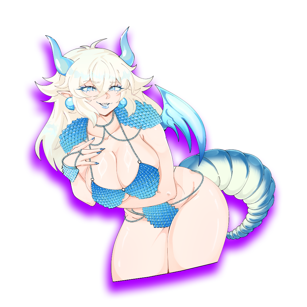Waifu Blue Eye White Dragon